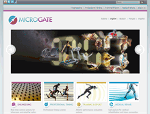 Tablet Screenshot of microgate.it